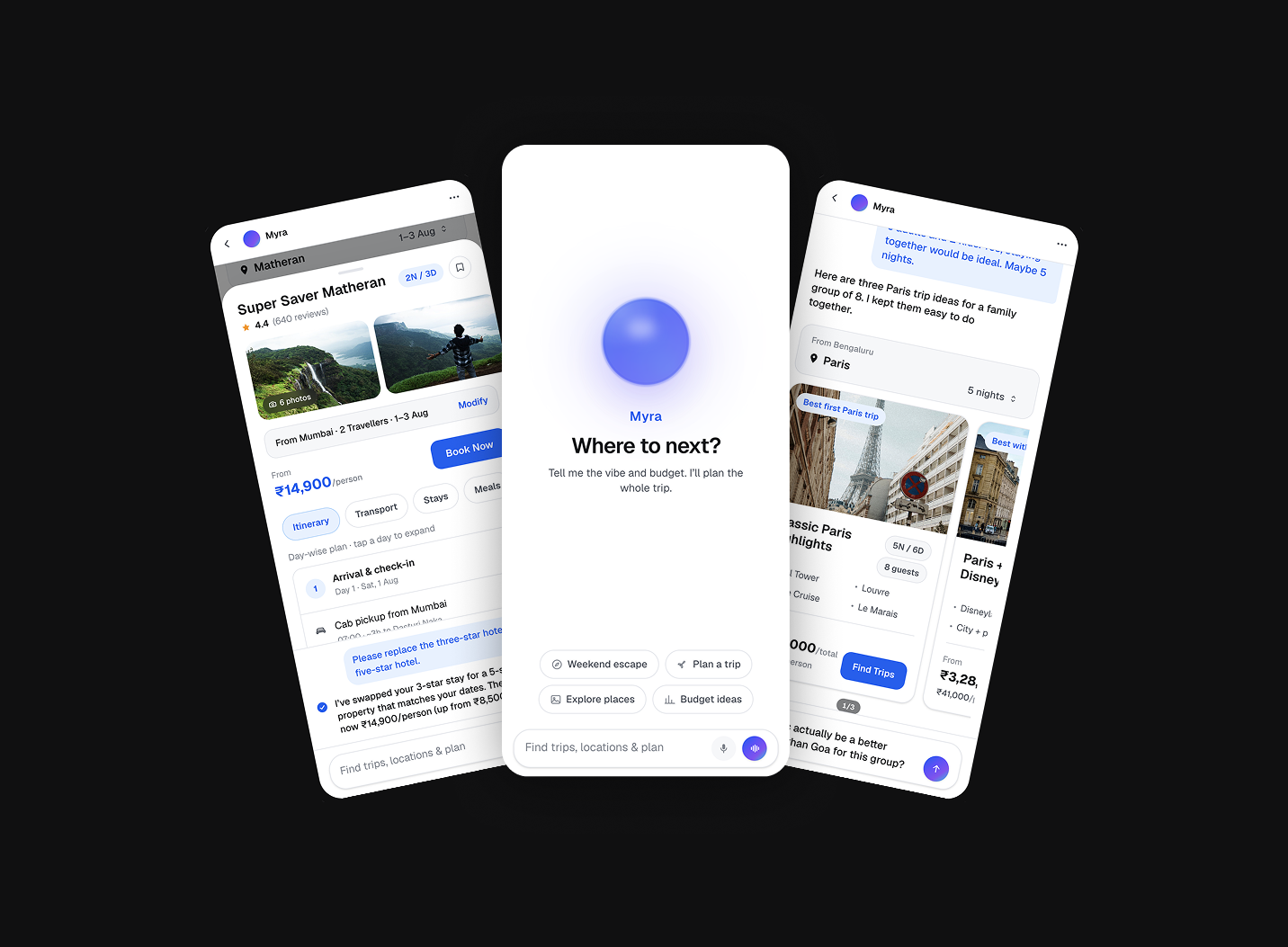 AI Agent for trip booking